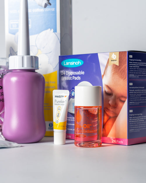 Mammaboxen Comfort uppackad – produkter för återhämtning och självomtanke